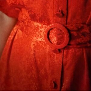 Sézane Dora Red Button-Up Dress